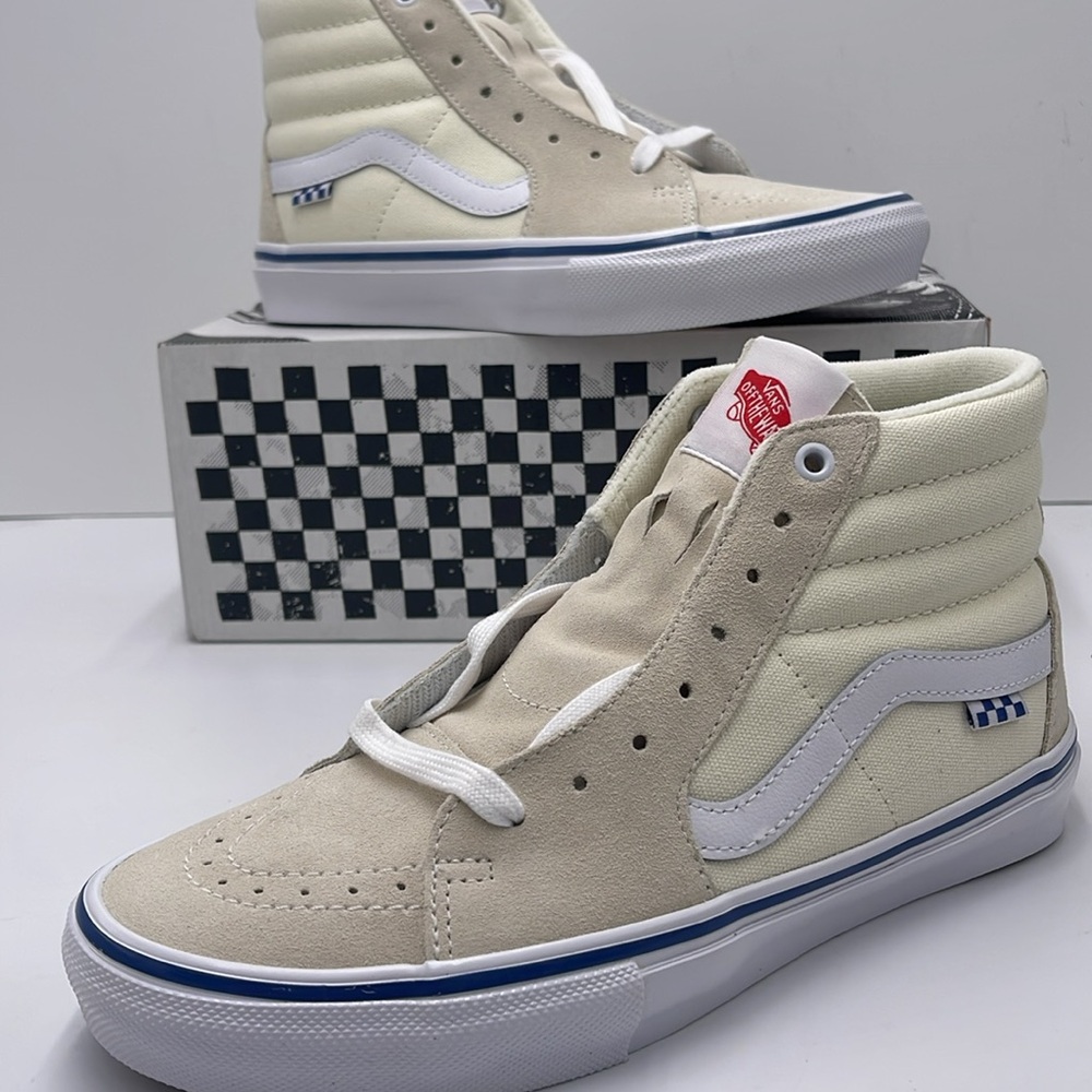 Vans Skate Sk8-Hi Sneakers in Off White - Picture 15 of 16